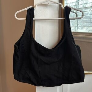 Black cropped party top!